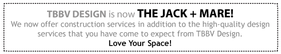 TBBV Design is now The Jack + Mare!